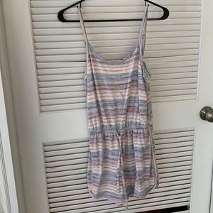 Summer striped romper